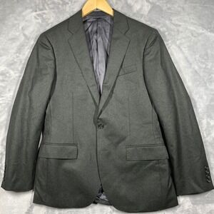 J.Crew Ludlow Blazer 38S Gray Slim Fit Vitale Barberis Canonico Super 120s